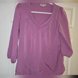 Banana Republic soft lavender shirt Sz Medium